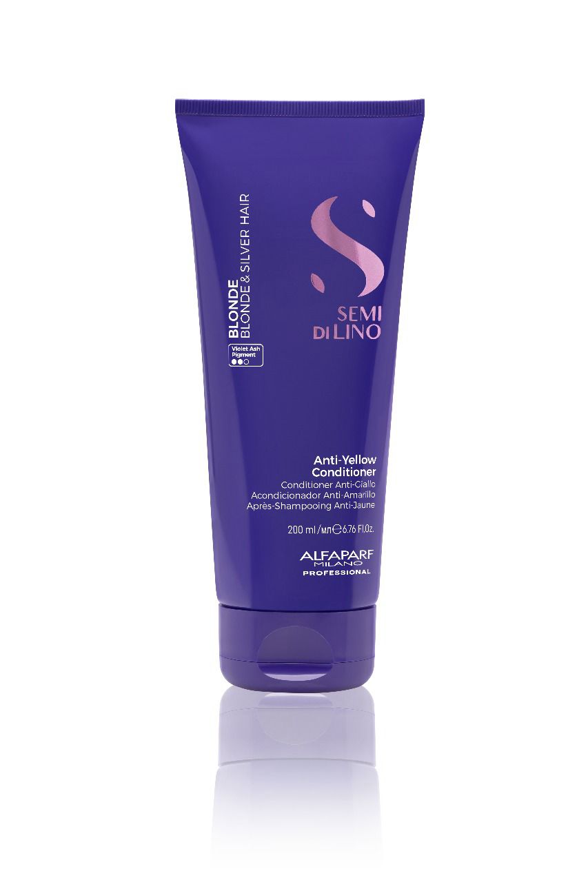 Semi Di Lino: Anti-Yellow Conditioner (For Blonde & Silver Hair)