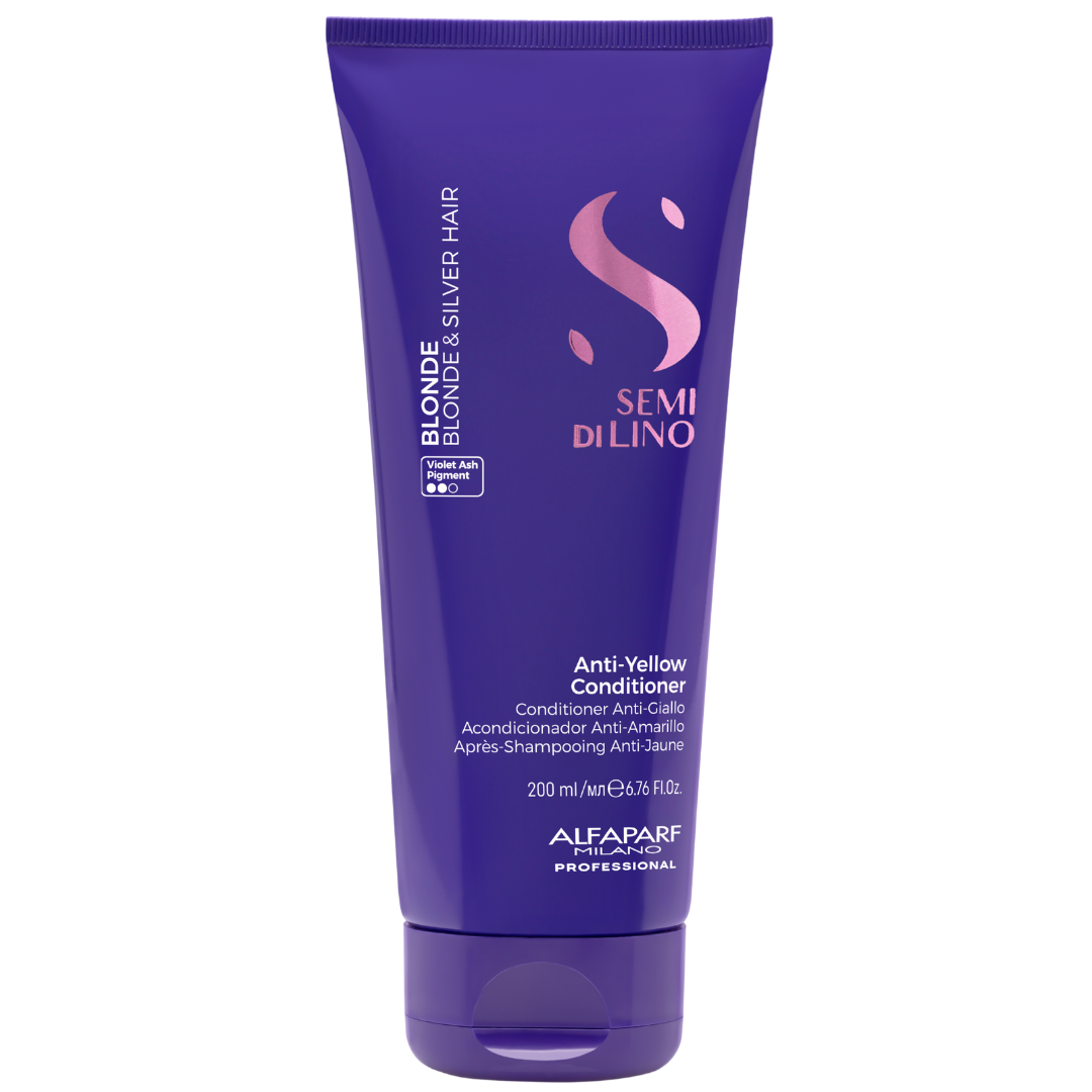 Semi Di Lino: Anti-Yellow Conditioner (For Blonde & Silver Hair)
