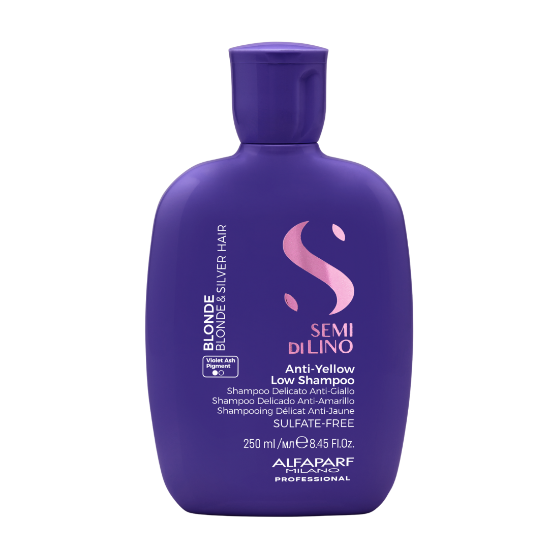 Semi Di Lino: Anti-Yellow Shampoo & Conditioner (For Blonde & Silver Hair)