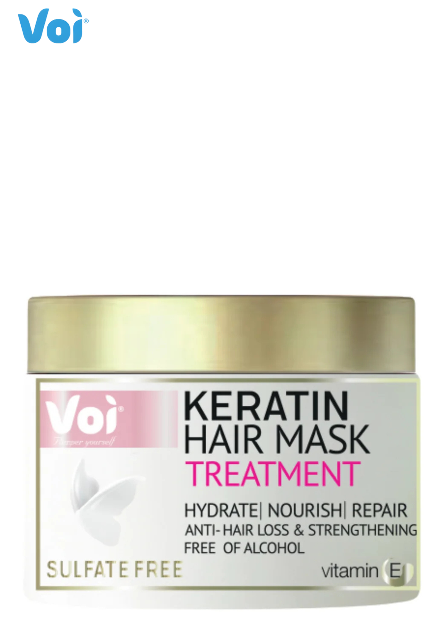 Voi - Keratin Hair Mask - Cocoa Oil (Sulfate Free) (350ml)