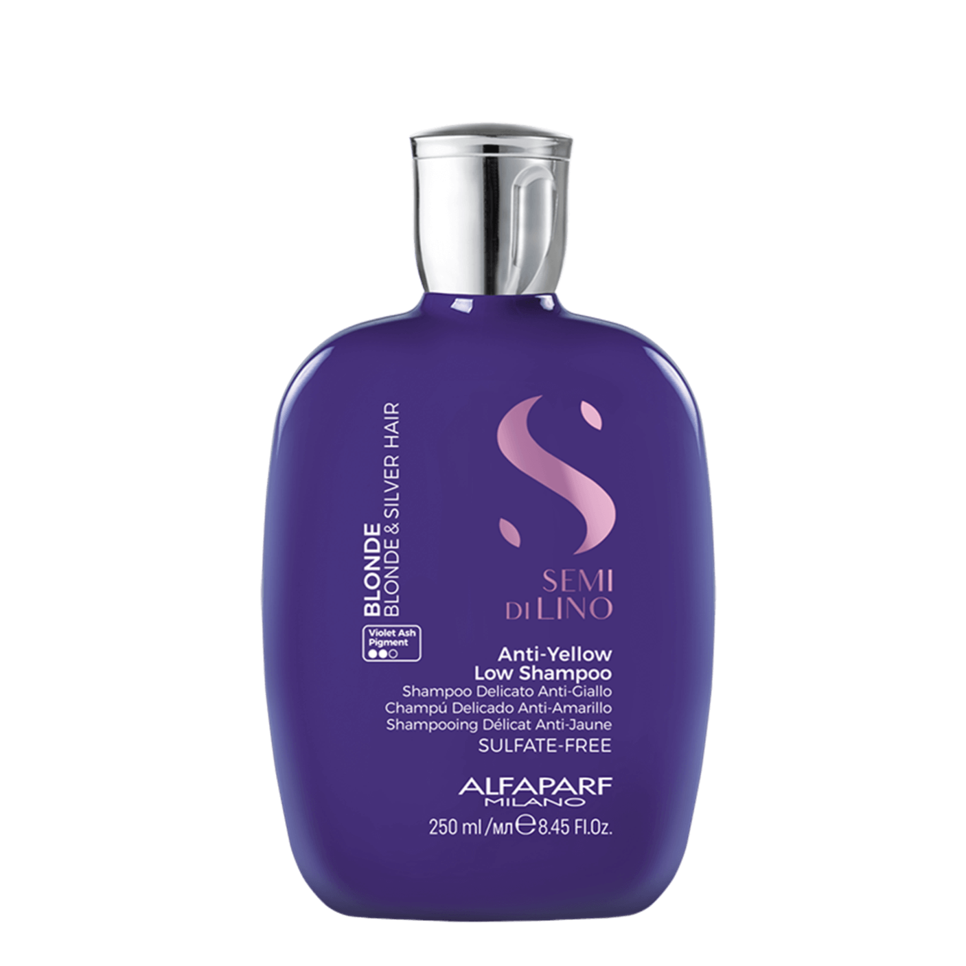 Semi Di Lino: Anti-Yellow Low Shampoo (For Blonde & Silver Hair)